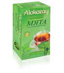Чай Алокозай черный цейлонский с мятой 25 пакетиков