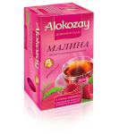 Чай Алокозай черный цейлонский с ароматом малины 25 пакетиков