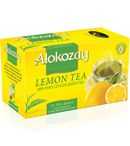 Купить Чай Алокозай Зеленый Лимон 25 пакетиков